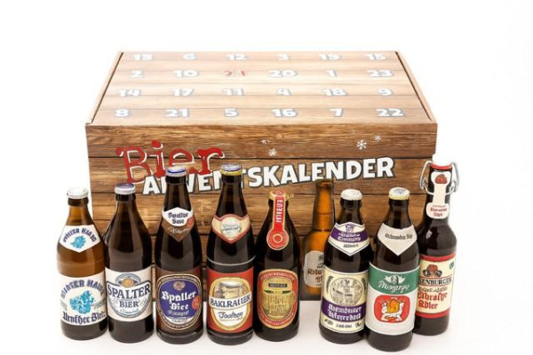Bier Adventskalender 24x0,5l die besten Biere aus Bayern perfekt für die Weihnachtszeit