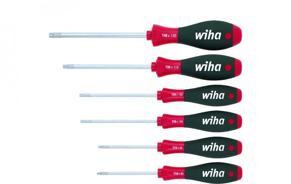 Wiha Schraubendreher Set SoftFinish® TORX® 6-tlg. (07155)