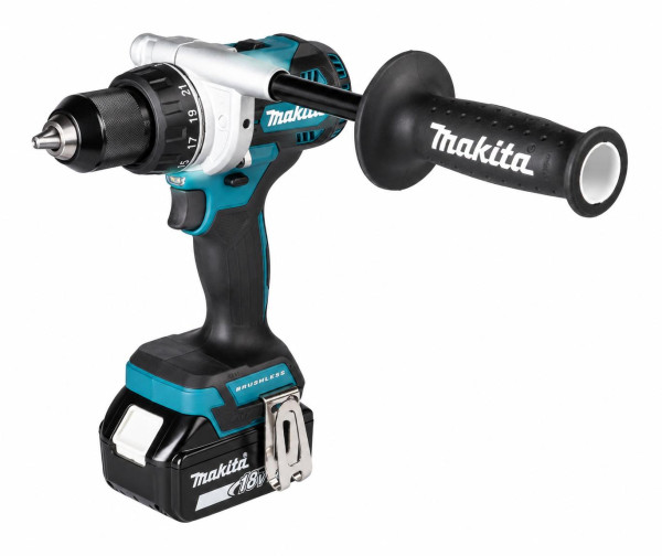 Makita DHP492RTJ Akku-Schlagbohrschrauber 18 V  2 x 5,0 Ah Li-Ion