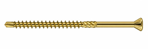 Hobotec Zierkopf; Stahl gelb verzinkt; TX10