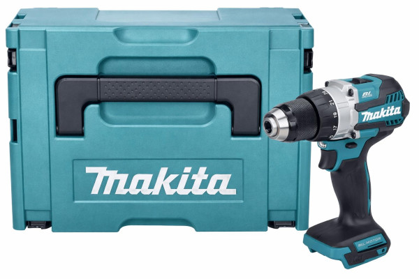 Makita Akku-Bohrschrauber DDF489ZJ 18V  73 Nm, Brushless, inkl. Makpac, ohne Akku & Ladegerät