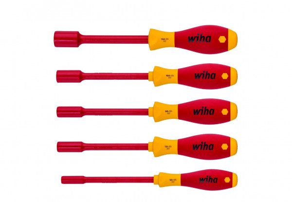 Wiha Schraubendreher Set SoftFinish® electric Sechskant-Steckschlüssel 5-tlg. (29466)