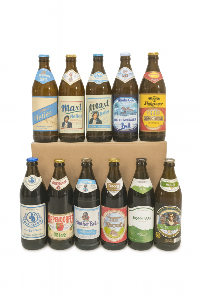 Der Helle Wahnsinn Biersortiment - Einige der Besten Bayrischen traditionellen Biere | Probierpaket