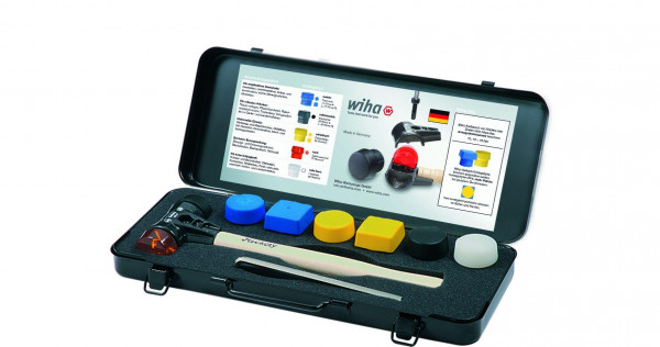 Wiha Schonhammer Set Safety mit gemischten Schlagköpfen 8-tlg. in Box (28050)