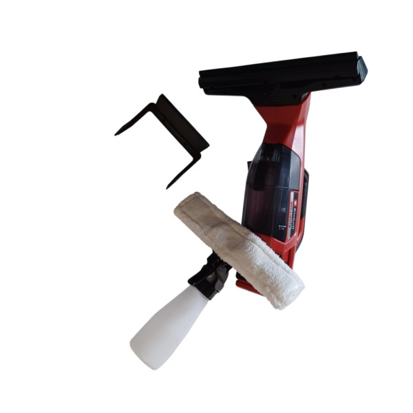 Einhell Akku-Fensterreiniger BRILLIANTO Power X-Change (18 V, 28 cm lange Saugdüse, streifenfreie Reinigung, inkl. Sprühflasche mit Mikrofasertuch, Düsenset, ohne Akku)