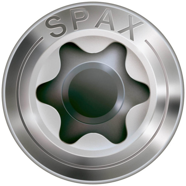 SPAX Universalschraube aus Edelstahl rostfrei A2, T-STAR plus, Senkkopf, Vollgewinde, 4CUT