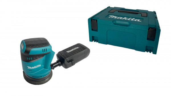 Makita DBO180ZJ solo im Makpac Gr2 mit Universaleinlage Akku-Exzenterschleifer 125 mm, 18V