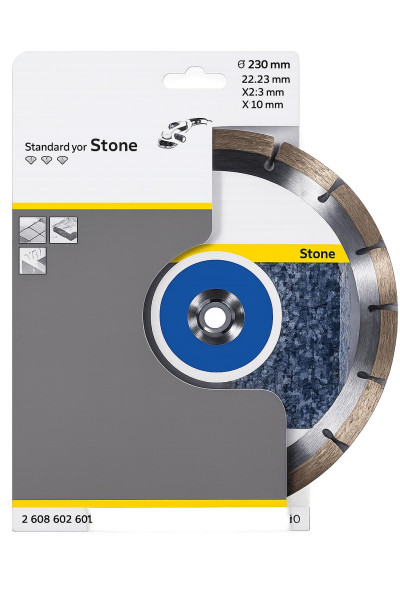 Bosch Professional Diamanttrennscheibe Standard for Stone Ø 230 mm für Stein & Beton
