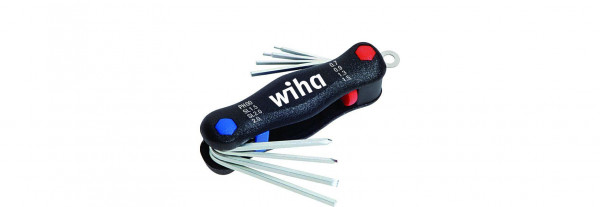 Wiha Multitool Mini PocketStar® Schlitz, Phillips, Innensechskant 8-tlg. in Blister (27936)