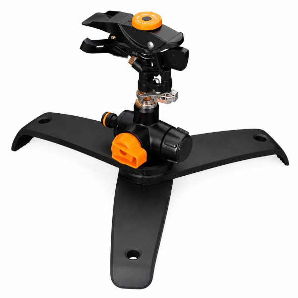 Fiskars Pulsierender Rasensprenger XL mit Reichweiten- und Sprühbildregulierung