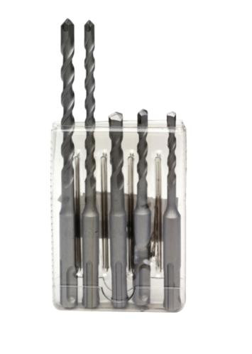Makita D-00795 Bohrer-Set für Mauerwerk, 5-teilig, SDS-Plus Standmak 5 x 110, 6 x 110, 6 x 160, 8 x 110, 8 x 160 mm