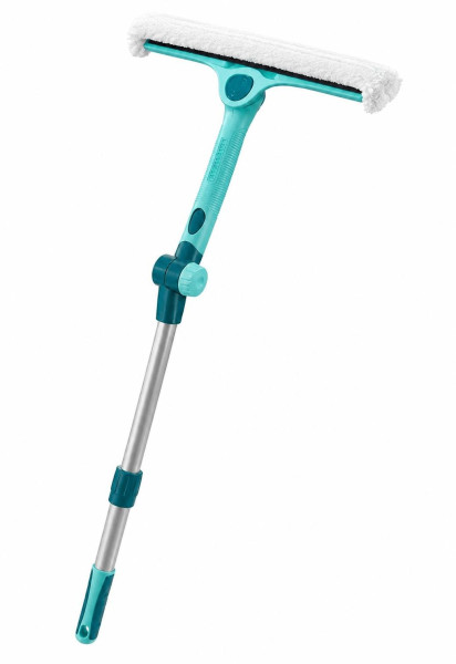 Leifheit Window & Frame Cleaner L Fensterwischer mit Teleskopstiel bis 200 cm