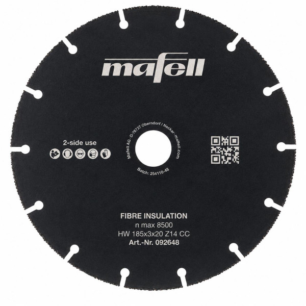Mafell Sägeblatt KSB-FI 185 HW  185 × 3,2 × 20 mm  Z14 CC  Fibre Insulation