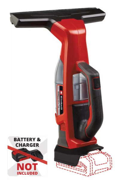 Einhell Akku-Fensterreiniger BRILLIANTO Power X-Change (18 V, 28 cm lange Saugdüse, streifenfreie Reinigung, inkl. Sprühflasche mit Mikrofasertuch, Düsenset, ohne Akku)