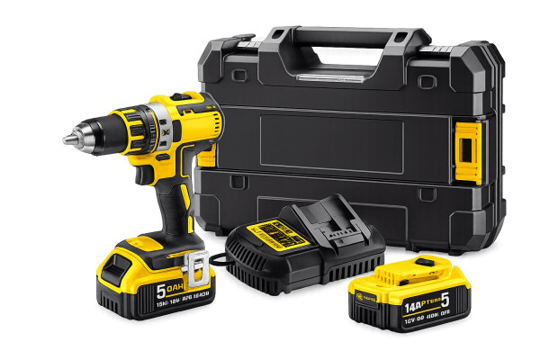 DeWalt 18V Akku-Bohrschrauber DCD791P2  2x 5,0 Ah Akkus, 70 Nm, Bürstenlos, inkl. Ladegerät & T-STAK Box