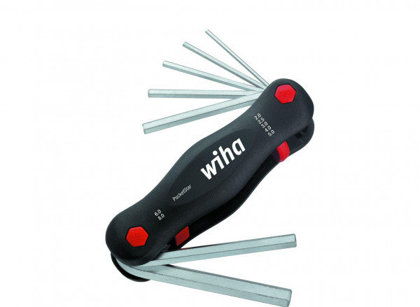 Wiha Multitool PocketStar® Sechskant 7-tlg. SB-Version mit Eurolochaufhänger (23041)