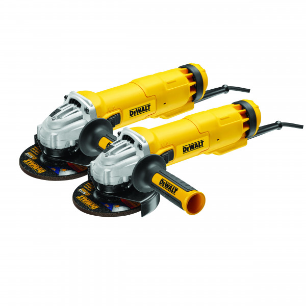 Dewalt, Winkelschleifer 125mm 1400Watt Doppelset