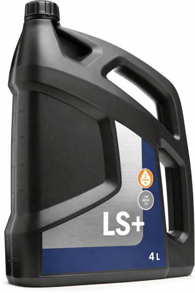 Husqvarna 2-Takt Motoröl LS+ halbsynthetisch 4 Liter  raucharm für Motorsäge, Trimmer und Freischneider
