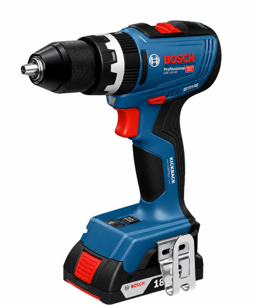  Bosch Professional 18V System Akku-Bohrschrauber GSB 18V-65 (bürstenloser Motor, Kopflänge 175)