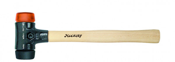 Wiha Schonhammer Safety mittelweich/ hart mit Hickory-Holzstiel, Rund-Schlagkopf (26613) 50 mm
